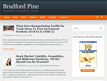 Tablet Screenshot of blog.bradpine.com